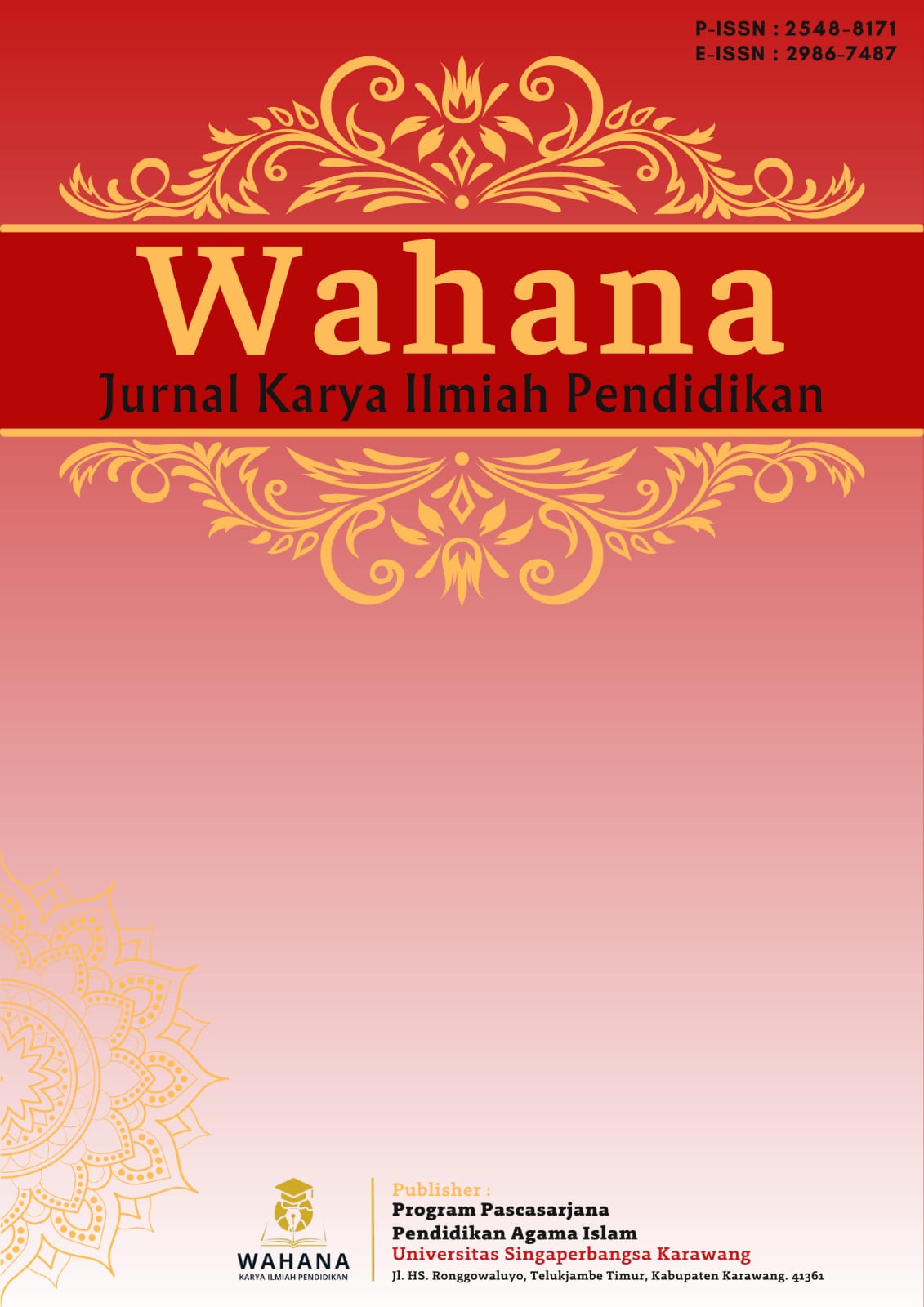 					View Vol. 10 No. 01 (2026): Wahana Karya Ilmiah Pendidikan
				